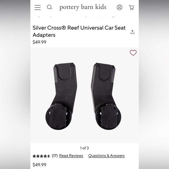 Silver Cross® Dune and Reef Universal Car Seat
Adapters - Picture 4 of 5